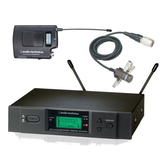 Audio Technica ATW-3110B/P Wireless Telsiz Yaka Mikrofonu