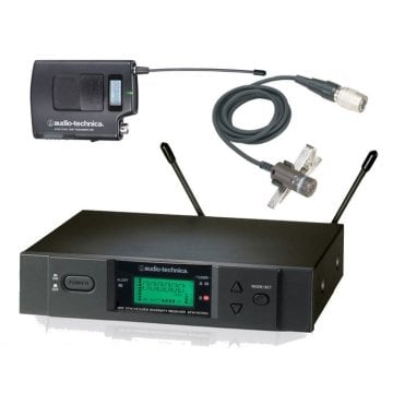 Audio Technica ATW-3110B/P Wireless Telsiz Yaka Mikrofonu