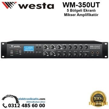 Westa WM-350UT 350W 5 Bölgeli Ekranlı Mikser Amplifikatör