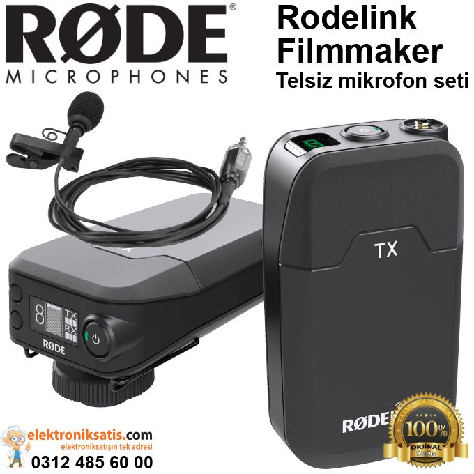 Rode Rodelink Filmmaker Telsiz Mikrofon Seti