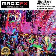 Magicfx Power Shot Base Wireless 400 Watt Elektrikli Konfeti Makinası