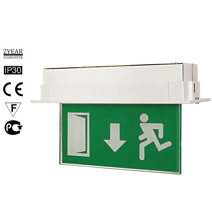 Arsel Arselite Sıva Altı Acil Çıkış Yönlendirme Armatürü AE-2123-L Kesintide Yanan 19xF LED Kesintide 180 dak.