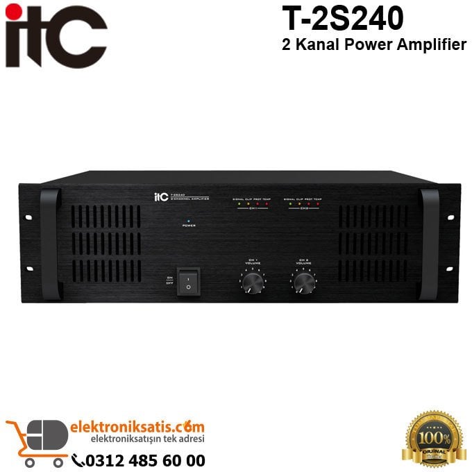 ITC T-2S240 2 Kanal Power Amplifier