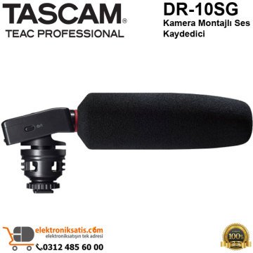 Tascam DR-10SG Kamera Montajlı Ses Kaydedici