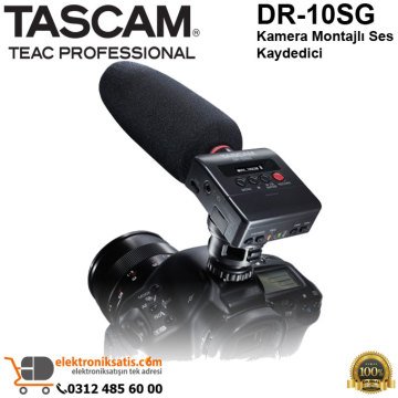 Tascam DR-10SG Kamera Montajlı Ses Kaydedici