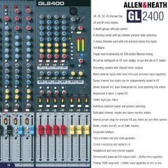 Allen Heath GL2400 432 X Ses Mikseri