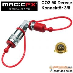Magicfx CO2 90 Derece Konnektör 3/8