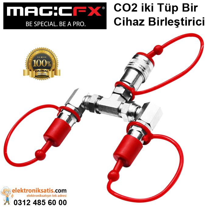 Magicfx CO2 iki Tüp Bir Cihaz Birleştirici