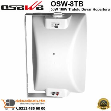 OSAWA OSW-8T Beyaz 100V Trafolu Duvar Hoparlörü