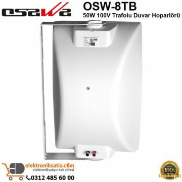 OSAWA OSW-8T Beyaz 100V Trafolu Duvar Hoparlörü