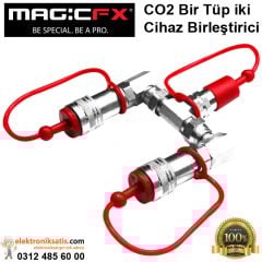 Magicfx CO2 Bir Tüp iki Cihaz Birleştirici