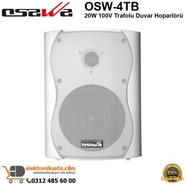 OSAWA OSW-4T Beyaz 100V Trafolu Duvar Hoparlörü