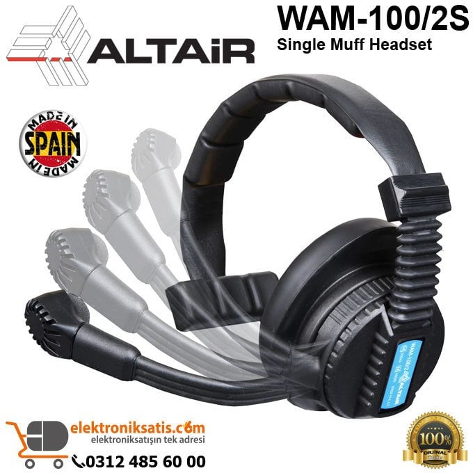 Altair WAM-100/2S Single Muff Headset