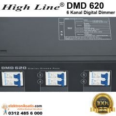 High Line DMD 620 6 Kanal Digital Dimmer