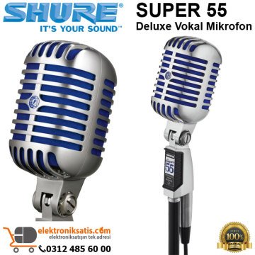 Shure Super 55 Deluxe Vokal Mikrofon