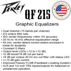 Peavey QF215 Grafik Ekolayzer