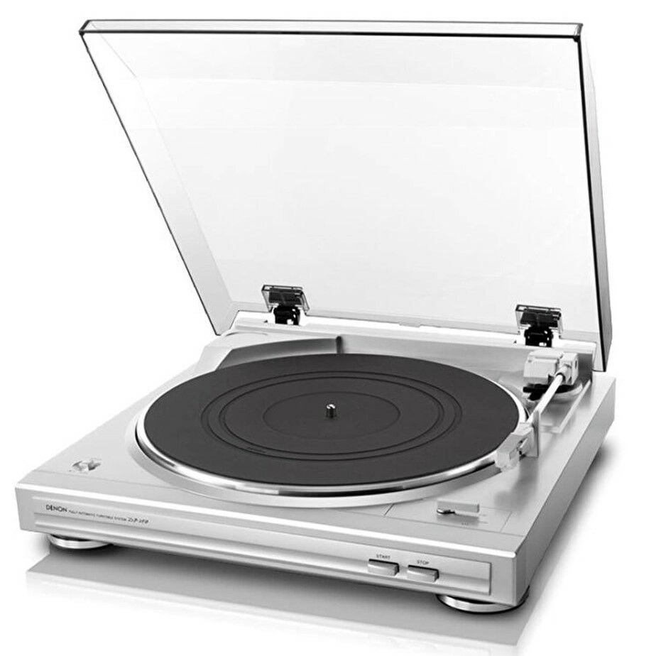 Denon DP-29F Silver Pikap Gümüş Tam Otomatik Pikap Çalar