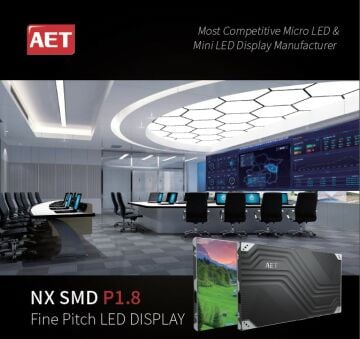 AET NX DH18 2x2 55'' Bezelsiz Görüntü Duvarı 108'' 2,66 MT2