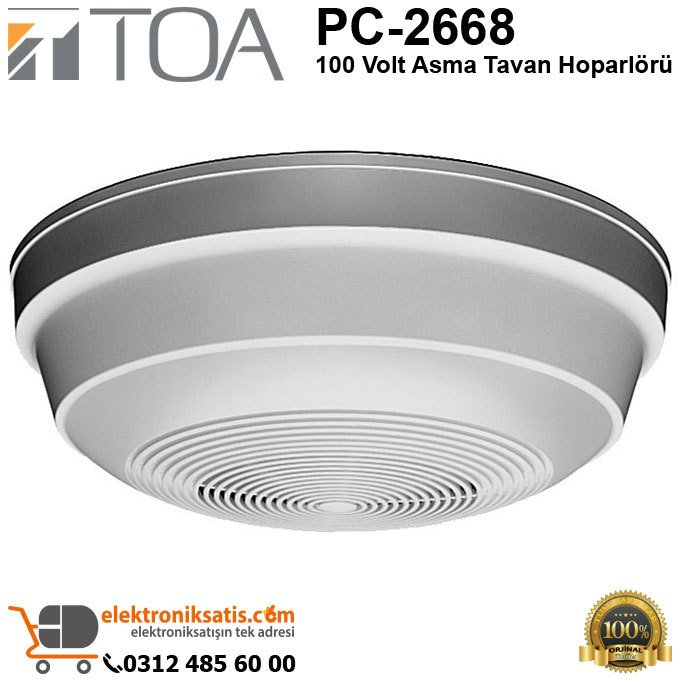 TOA PC-2668 100V Asma Tavan Hoparlörü