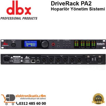 dbx DriveRack PA2 Hoparlör Yönetim Sistemi