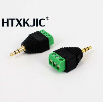 Start 3,5 mm Klemesli Stereo jak Erkek
