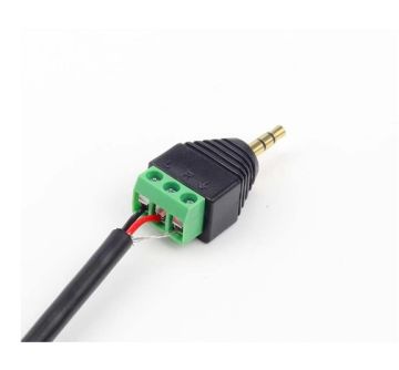Start 3,5 mm Klemesli Stereo jak Erkek