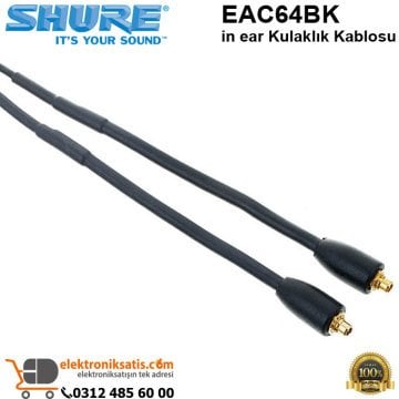 Shure EAC64BK in ear Kulaklık Kablosu