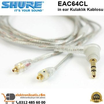 Shure EAC64CL in ear Kulaklık Kablosu