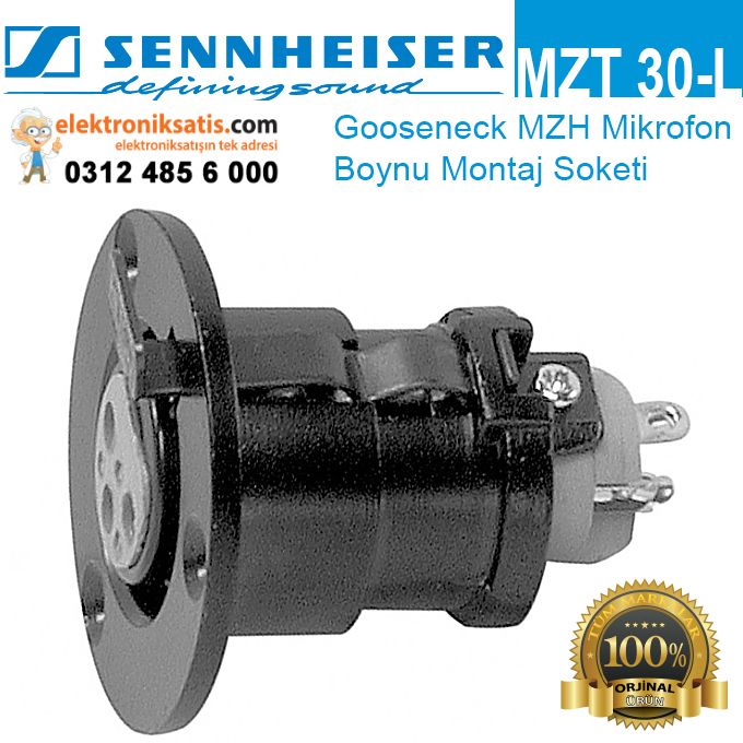 Sennheiser MZT 30-L Gooseneck MZH Mikrofon Boynu Montaj Soketi