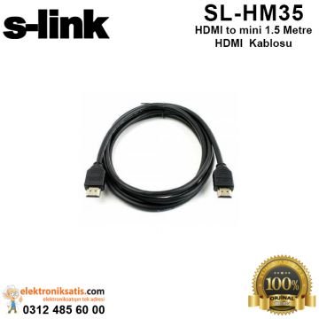S-link  SL-HM35 HDMI to mini 1.5 Metre HDMI  Kablosu