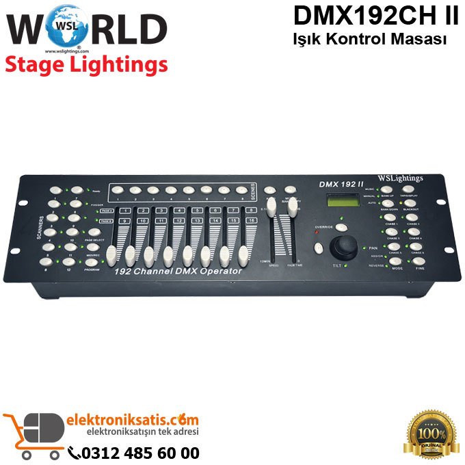 WSLightings DMX192CH II Işık Kontrol Masası