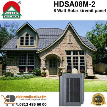 Zheijang HDSA08M-2 8W Solar Kiremit Panel