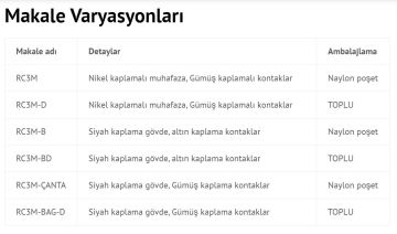 REAN RC3M 3 kutuplu erkek XLR kablo Konnektörü