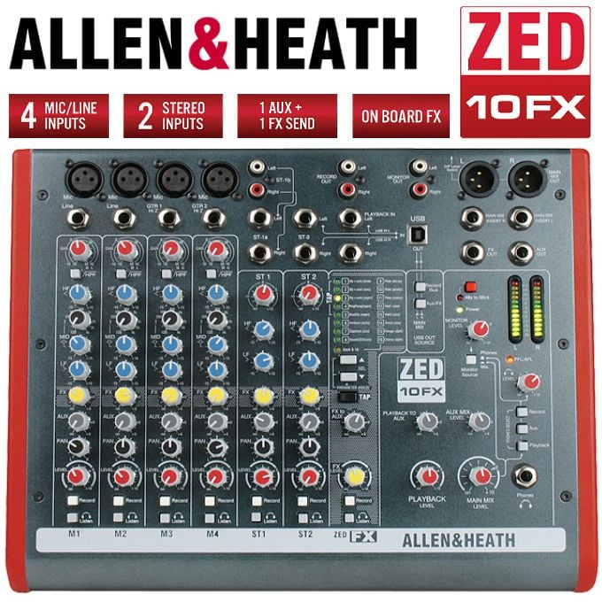 ALLEN&HEATH ZED 10FX ミキサー 値下げしました！】ALLEN & HEATH/PAミキサー/ZED-10(ZED1002) -DJ機材