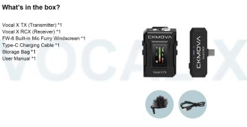 CKMOVA Vocal X V4 İki Mikrofonlu Set