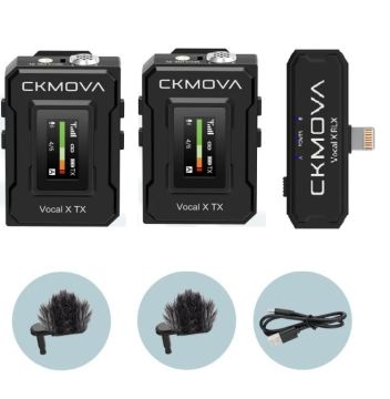 CKMOVA Vocal X V6 İki Mikrofonlu Set (Apple Lightning)