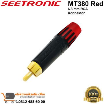 Seetronic MT380 Red RCA Konnektör
