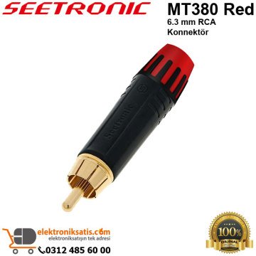 Seetronic MT380 Red RCA Konnektör