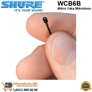 Shure WCB6B Mikro Yaka Mikrofonu