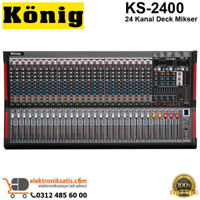 König KS-2400 24 Kanal Deck Mikser