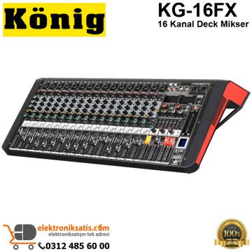 König KG-16FX 16 Kanal Deck Mikser