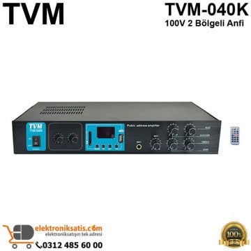 TVM-040K 100V 2 Bölgeli Anfi