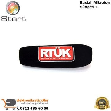 Start Baskılı Mikrofon Süngeri 1