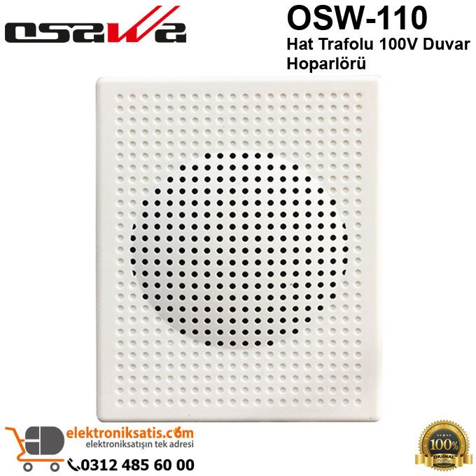 Osawa OSW-110 Hat Trafolu 100V Duvar Hoparlörü
