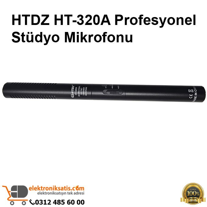HTDZ HT-320A Süper Kondenser Shotgun Mikrofon