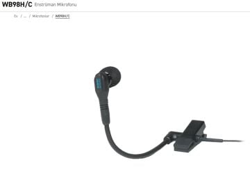 SHURE WB98H/C Enstrüman Mikrofonu