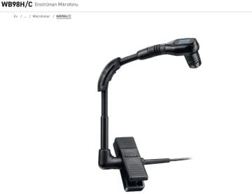SHURE WB98H/C Enstrüman Mikrofonu