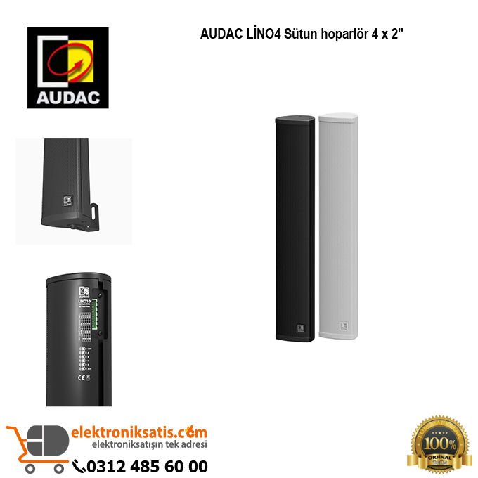 AUDAC LİNO4 Sütun hoparlör 4 x 2''