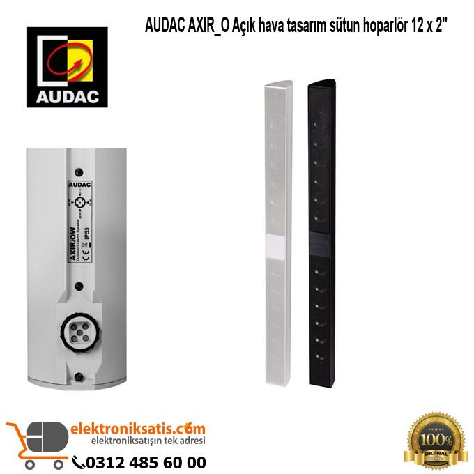AUDAC AXIR_O Açık hava tasarım sütun hoparlör 12 x 2''