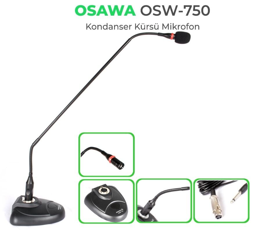 OSAWA OSW-750 Kürsü Mikrofonu